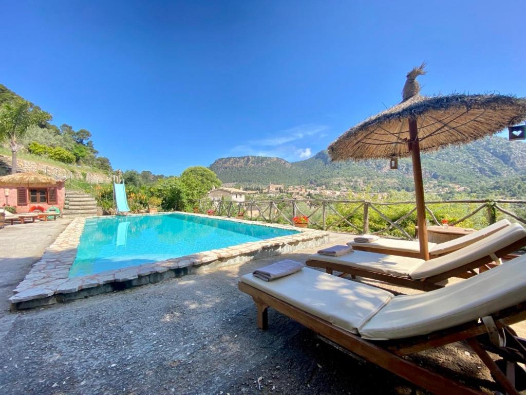 Fabulous Rustic Villa Set On Mountain With Unique Views Valldemossa  Exteriér fotografie